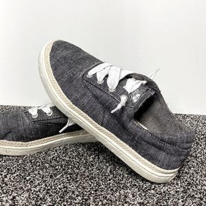 Roxy Charcoal and White Casual Sneakers